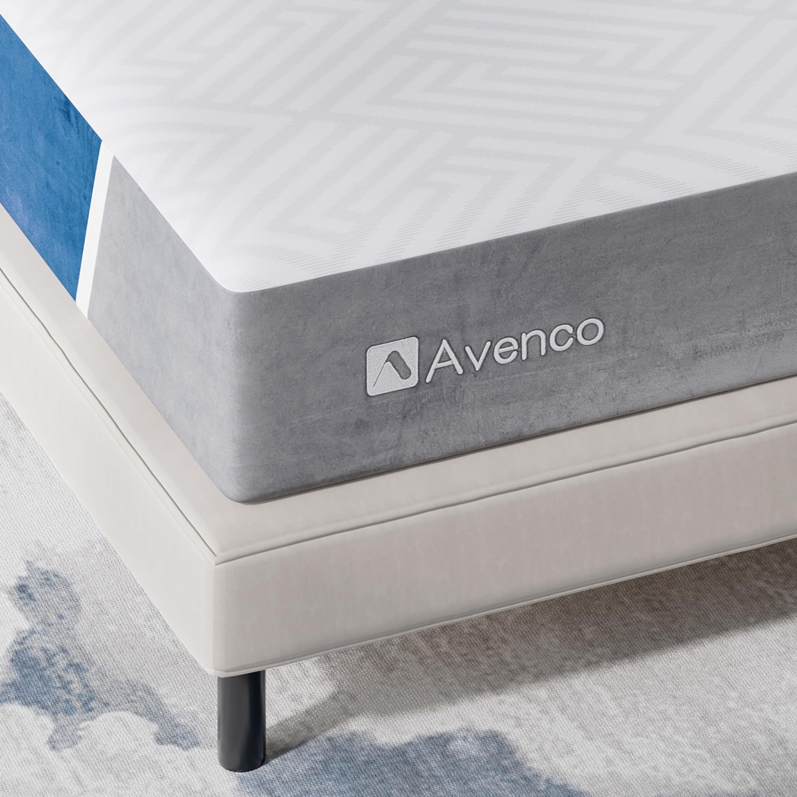 Avenco Queen Size Mattress, 12 Inch Queen Mattress With Gel Memory Foam, Medium Firm, Mattress In A Box, Pressure Relief & Motio